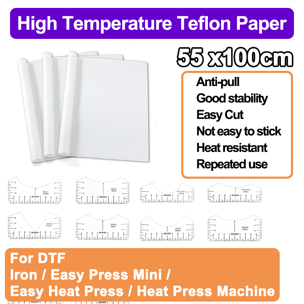Printable Heat Transfer Vinyl - Teflonning Yüksek Sıcaklığa Dayanıklı Kağıt DTF