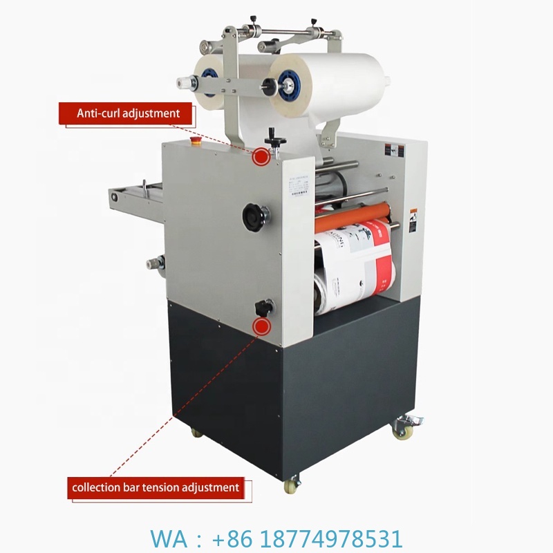 Laminator Cold Roll - 90C A3 A4 Hidrolik Sıcak/Soğuk Rulo