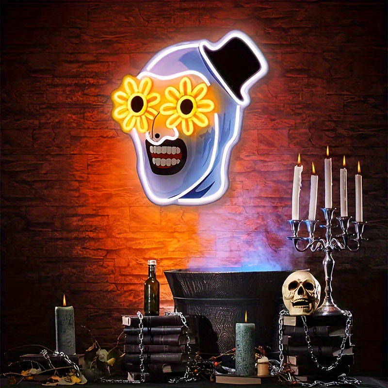 Commercial Uv Printing - Terrifier UV Baskılı Neon Burcu Cadılar