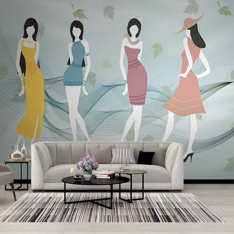 Özel Duvar Modern taze Alışver - Commercial Wallpaper Printing incelemesi ve fiyatı