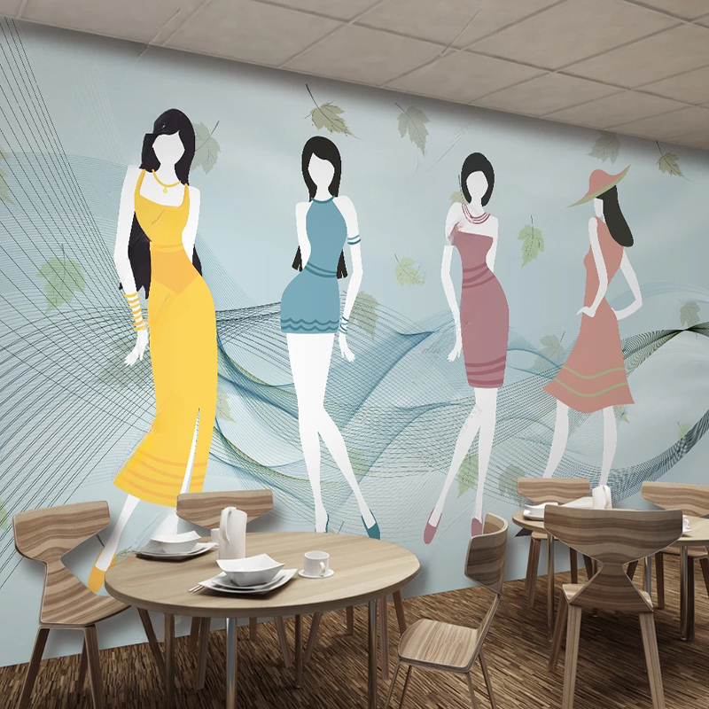 Özel Duvar Modern taze Alışver - Commercial Wallpaper Printing incelemesi ve fiyatı