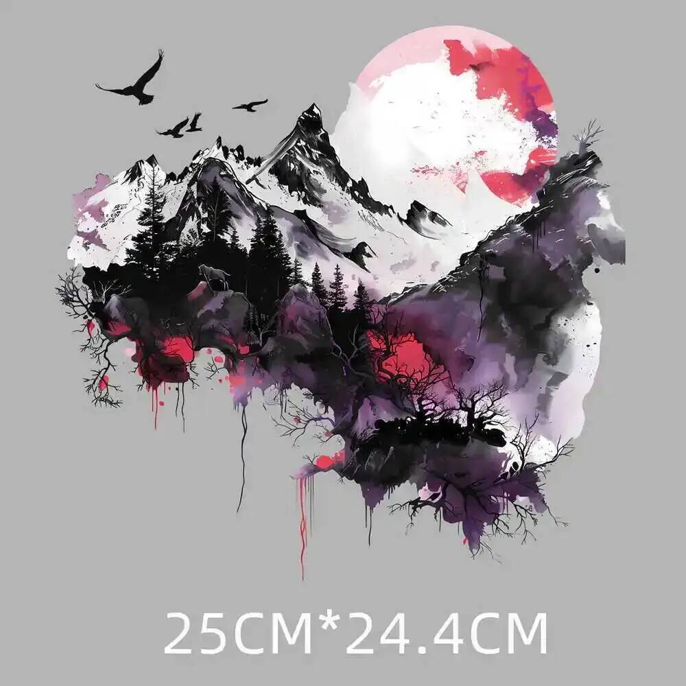 25 cm Kar Dağ Manzarası Demir  - Printable Heat Transfer Vinyl incelemesi ve fiyatı