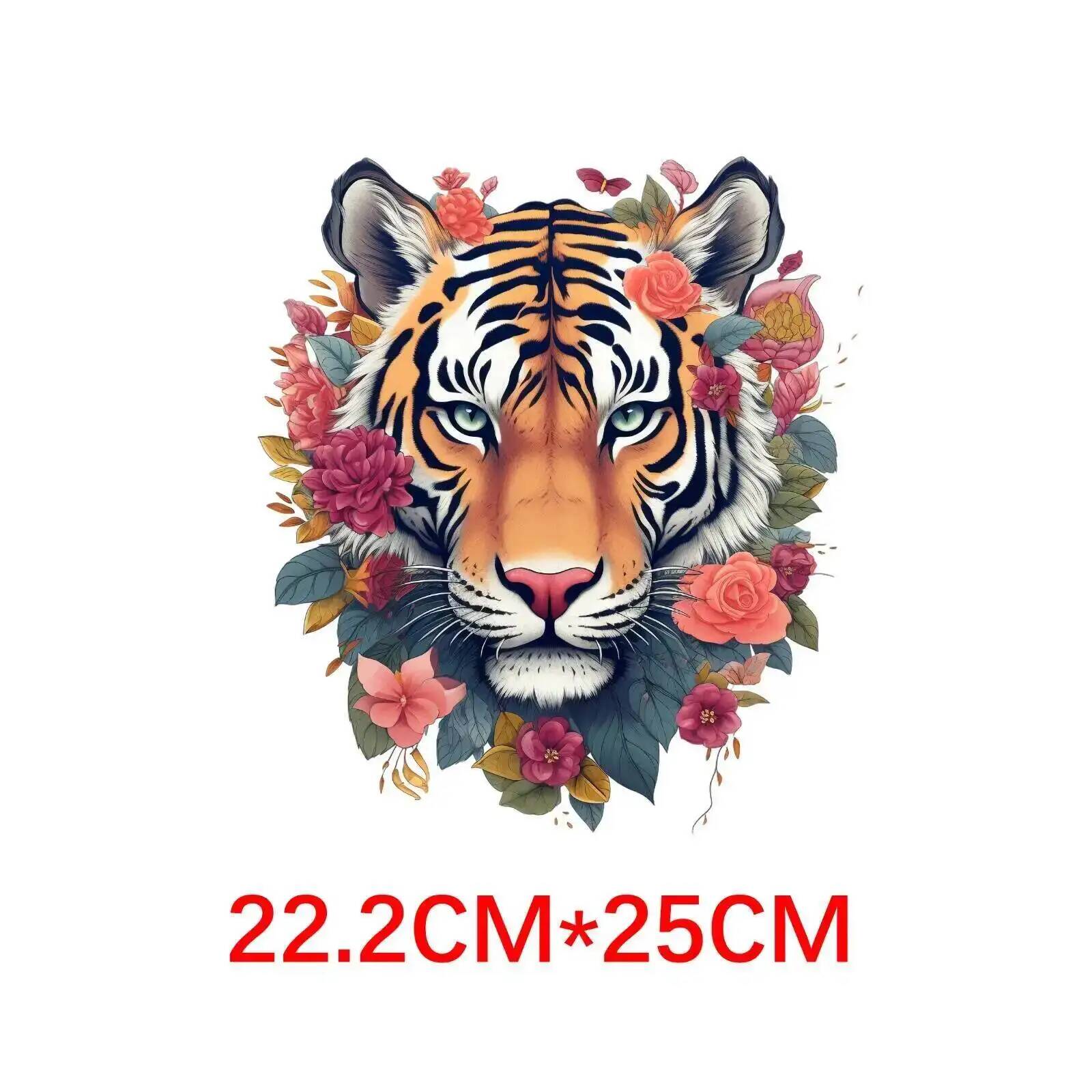25 cm Aslan Kaplan Çiçek Hayva - Printable Heat Transfer Vinyl incelemesi ve fiyatı