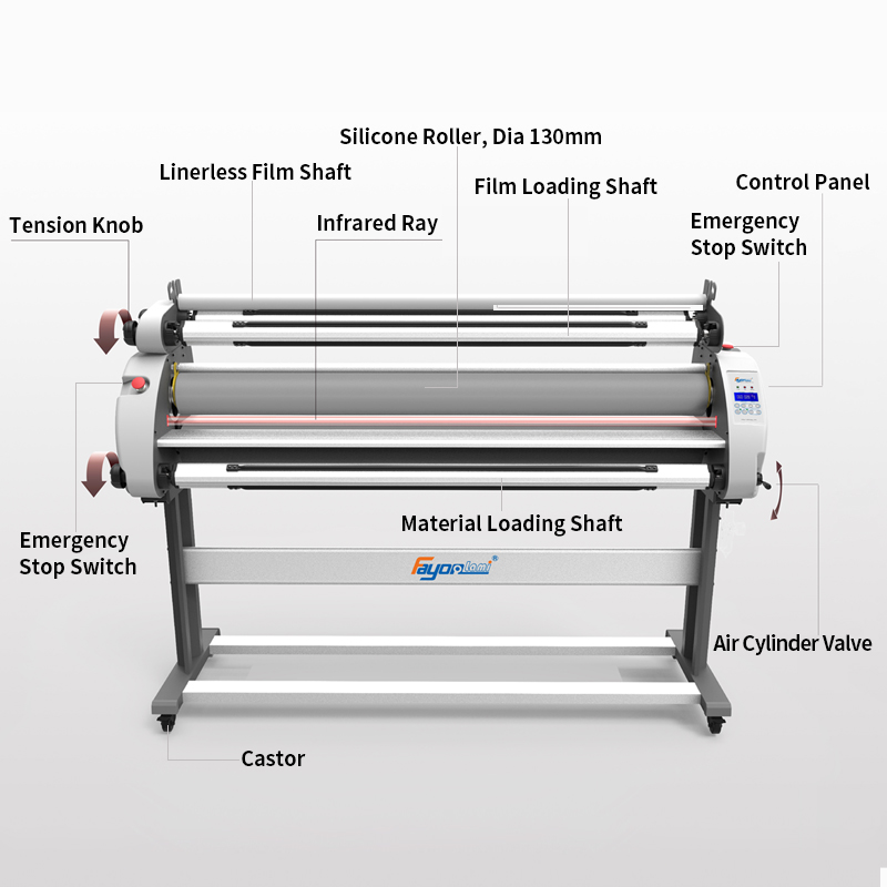 Fayon 63 inç Pnömatik Laminasy - Laminator Cold Roll incelemesi ve fiyatı